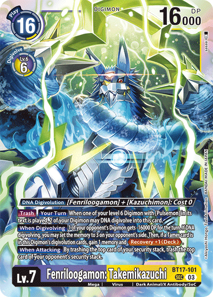 Fenriloogamon: Takemikazuchi - Digimon