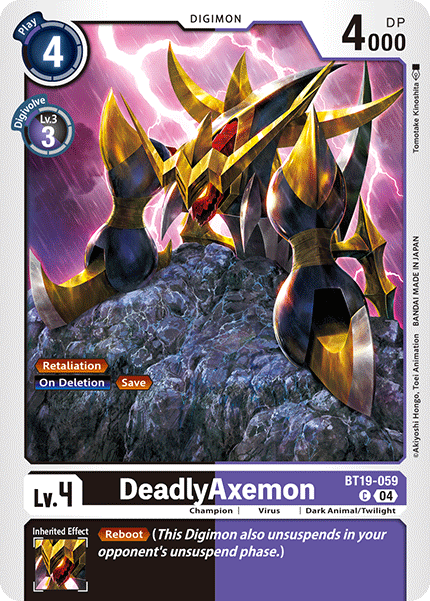 DeadlyAxemon - Digimon