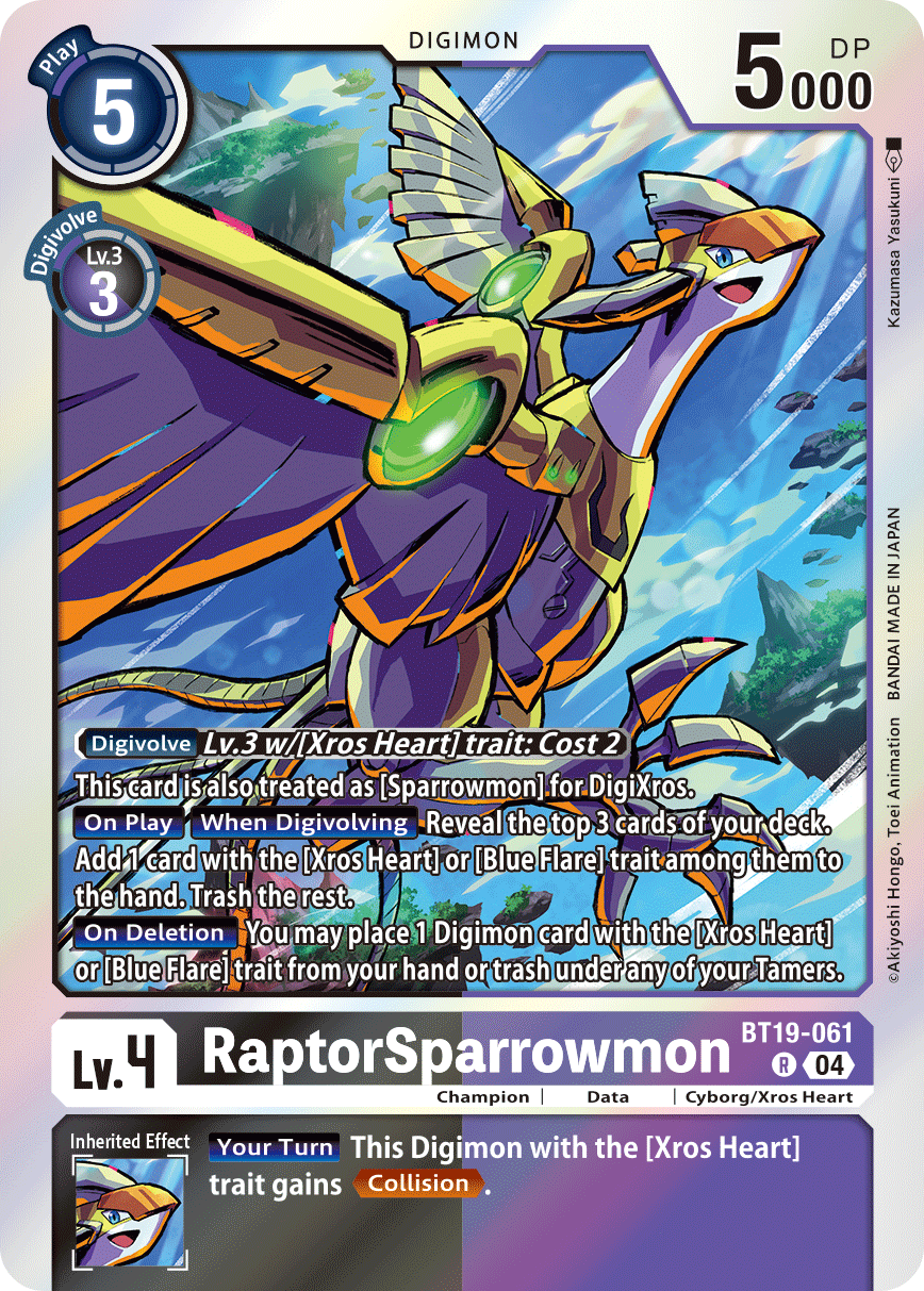 RaptorSparrowmon - Digimon