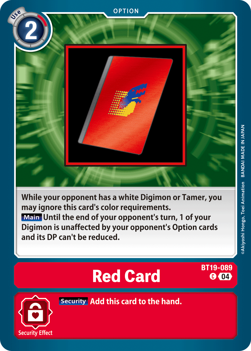 Red Card - Digimon