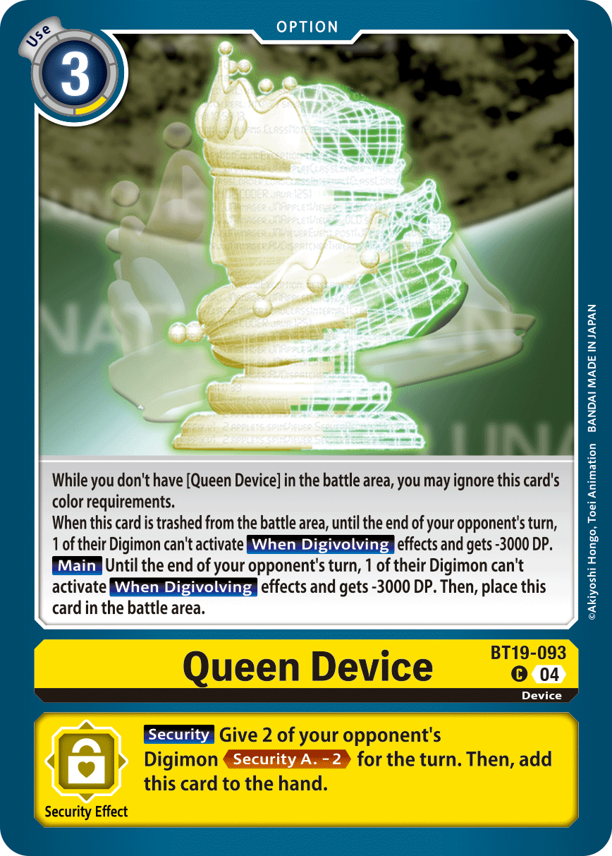 Queen Device - Digimon