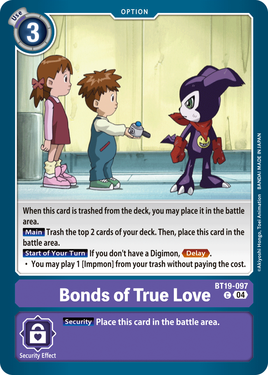 Bonds of True Love - Digimon