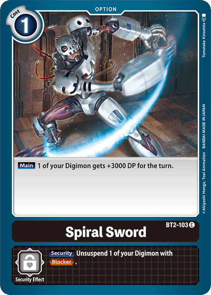 Spiral Sword - Digimon