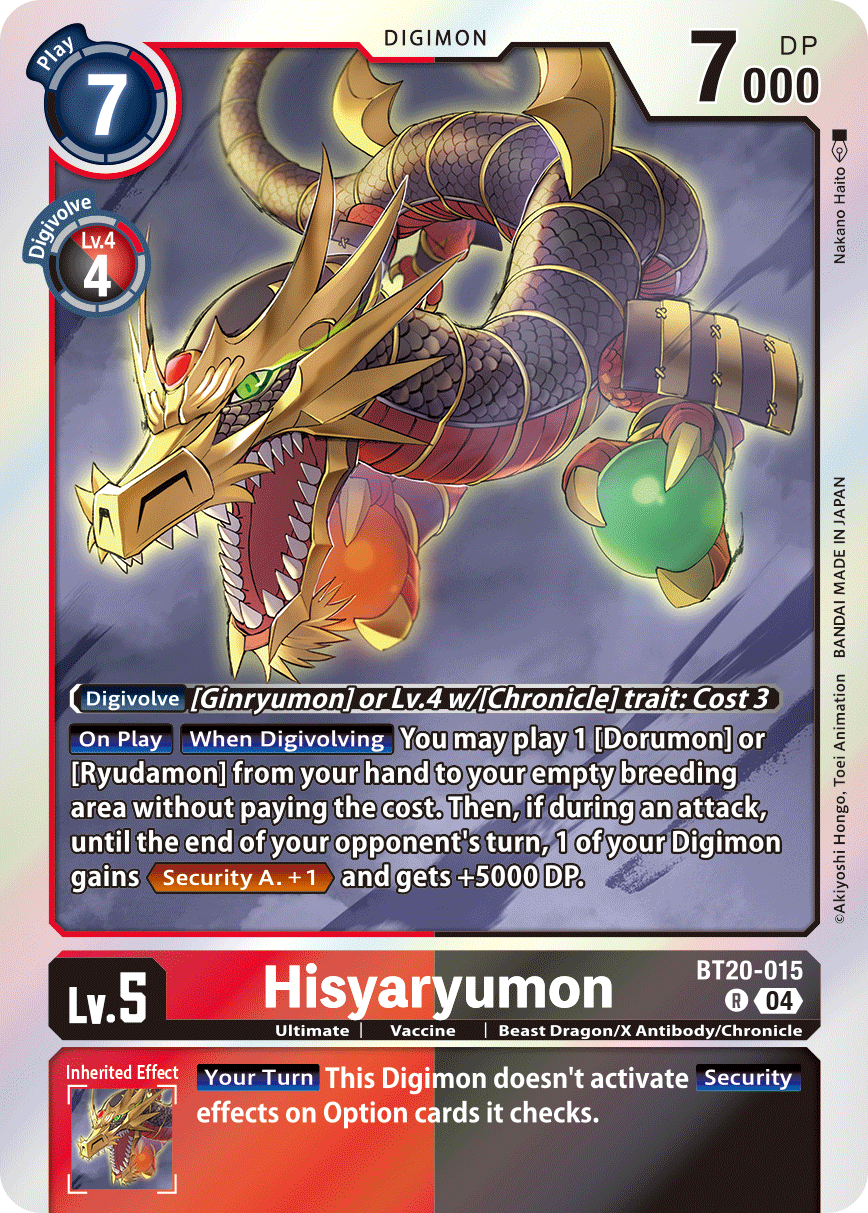 Hisyaryumon - Digimon