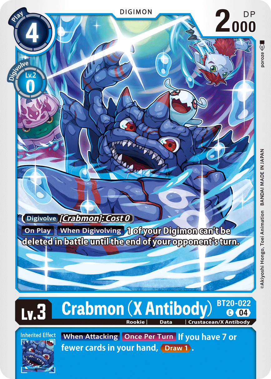Crabmon (X Antibody) - Digimon