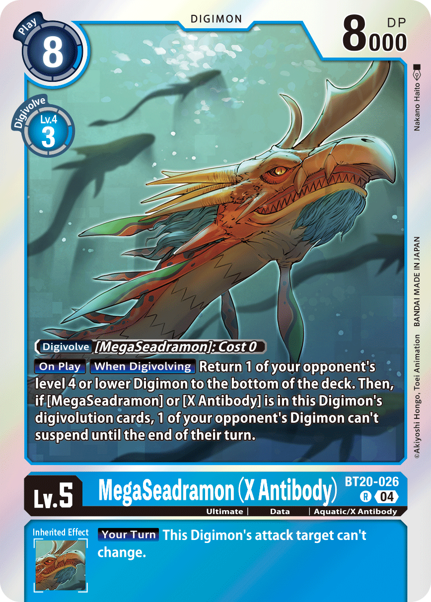 MegaSeadramon (X Antibody) - Digimon