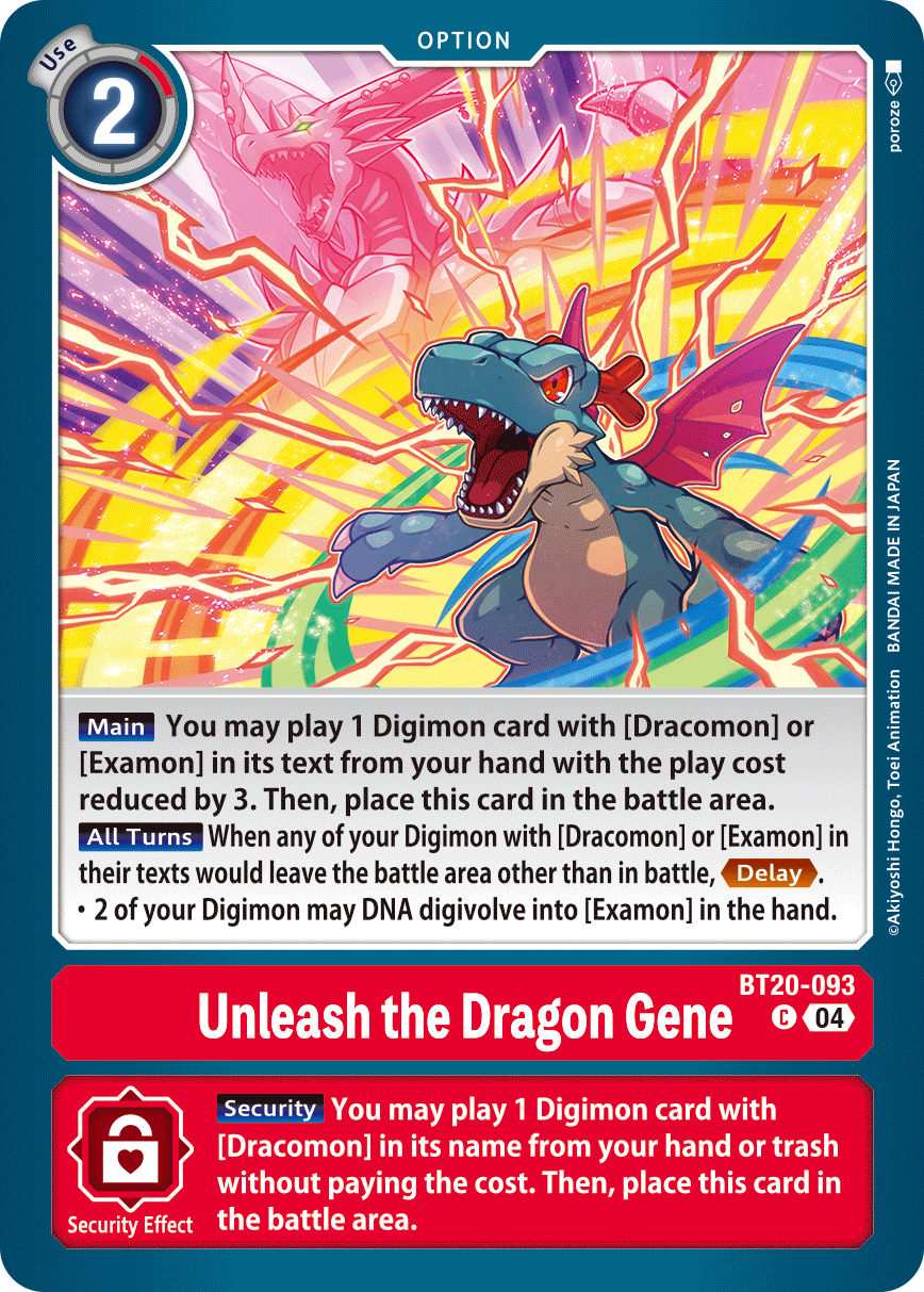 Unleash the Dragon Gene - Digimon