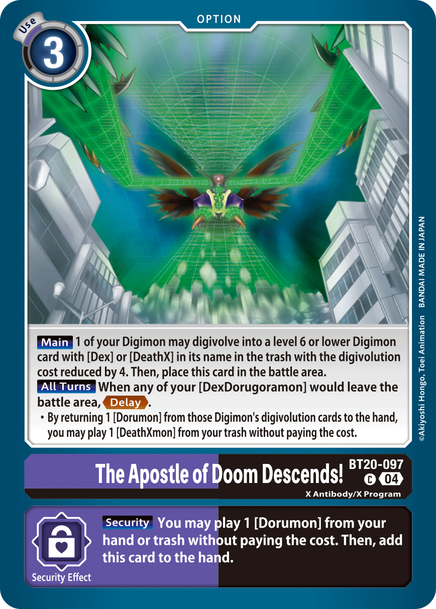 The Apostle of Doom Descends! - Digimon