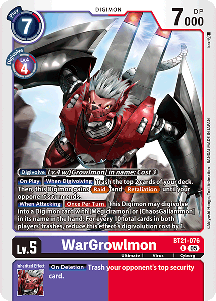 WarGrowlmon - Digimon