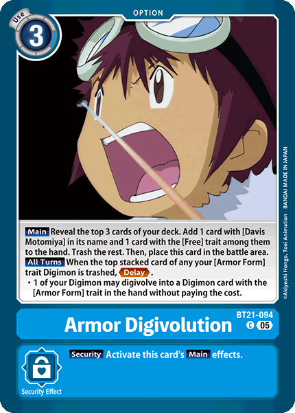 Armor Digivolution - Digimon