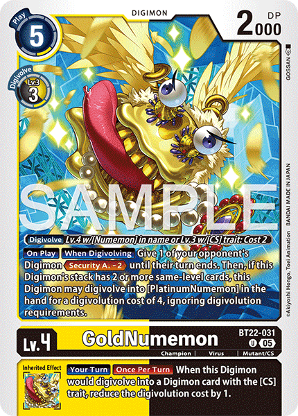 GoldNumemon - Digimon