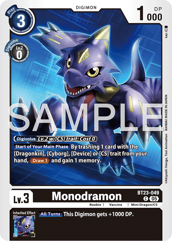 Monodramon - Digimon