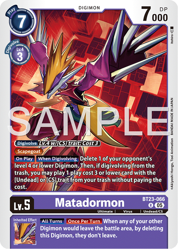 Matadormon - Digimon