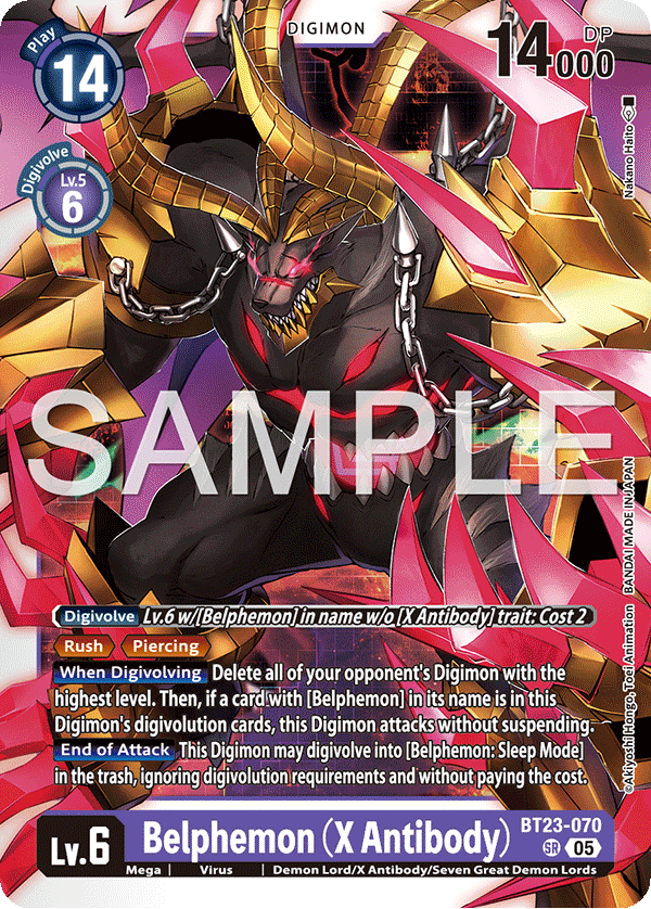 Belphemon (X Antibody) - Digimon