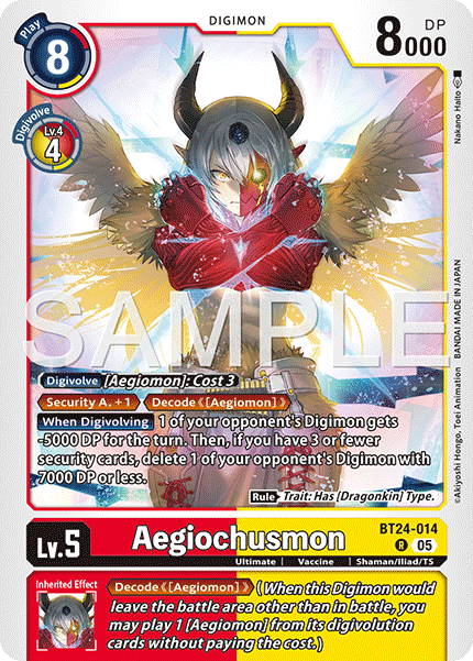 Aegiochusmon - Digimon