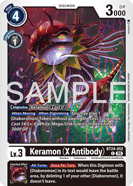 Keramon (X Antibody) - Digimon