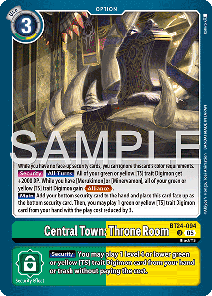 Central Town: Throne Room - Digimon