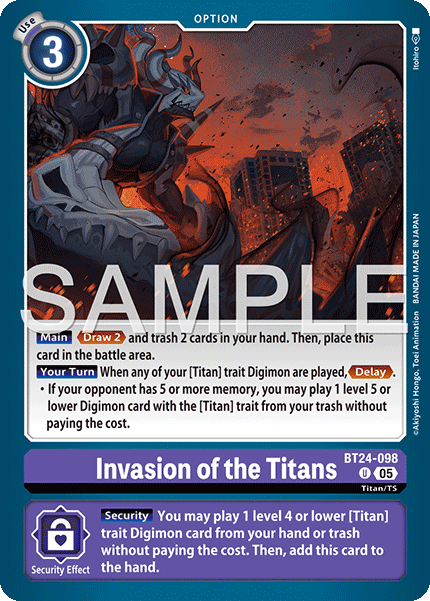Invasion of the Titans - Digimon