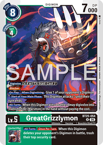 GreatGrizzlymon - Digimon