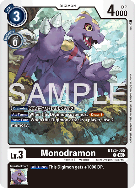 Monodramon - Digimon