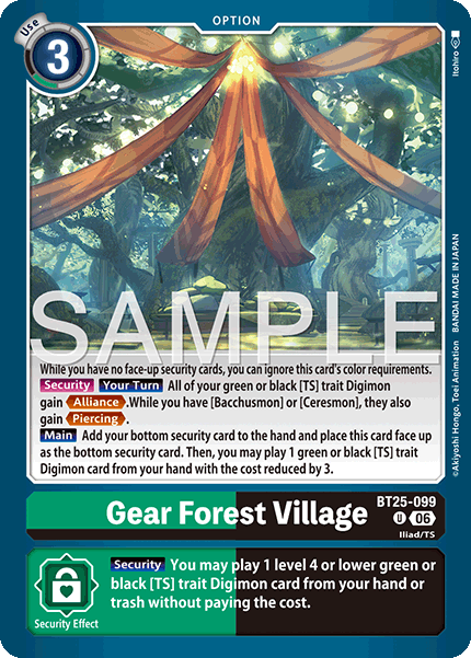 Gear Forest Village - Digimon