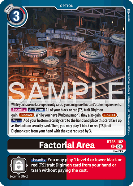 Factorial Area - Digimon