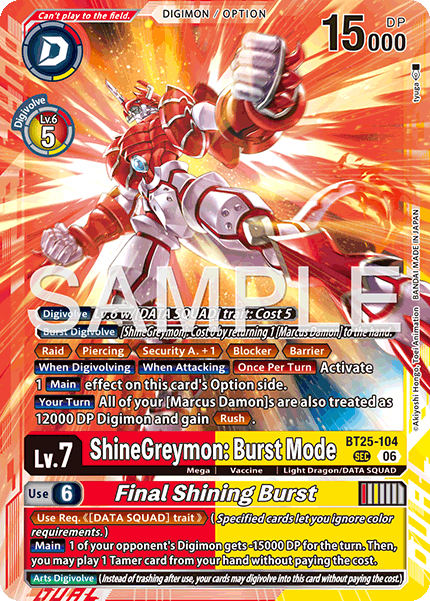 ShineGreymon: Burst Mode - Digimon
