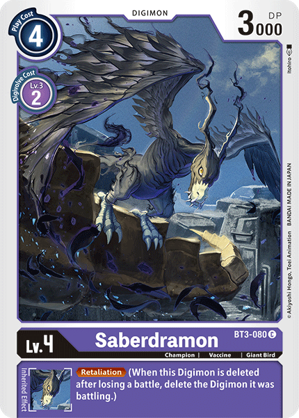Saberdramon - Digimon
