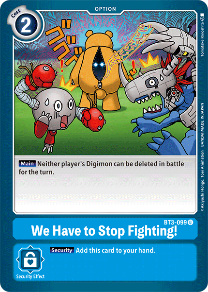 We Have to Stop Fighting! - Digimon