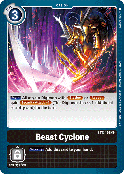 Beast Cyclone - Digimon