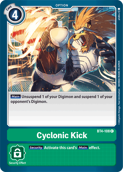 Cyclonic Kick - Digimon