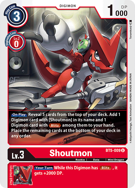 Shoutmon - Digimon