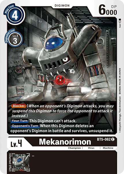 Mekanorimon - Digimon