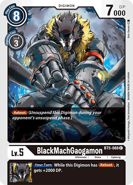 BlackMachGaogamon - Digimon