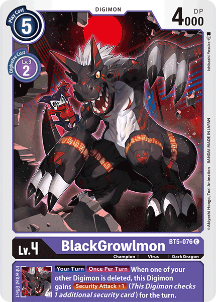 BlackGrowlmon - Digimon