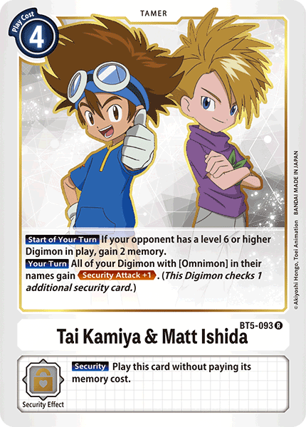 Tai Kamiya & Matt Ishida - Digimon