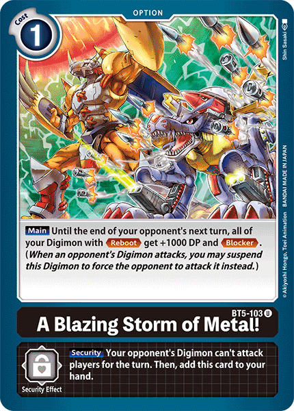 A Blazing Storm of Metal! - Digimon