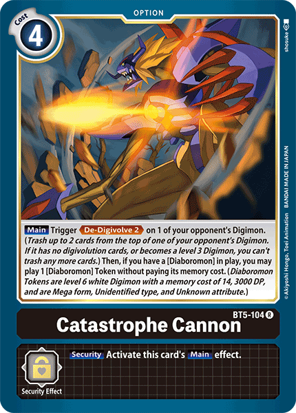 Catastrophe Cannon - Digimon