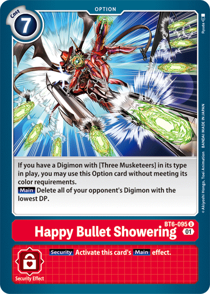Happy Bullet Showering - Digimon