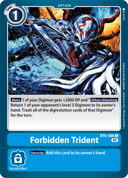 Forbidden Trident - Digimon