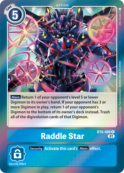 Raddle Star - Digimon