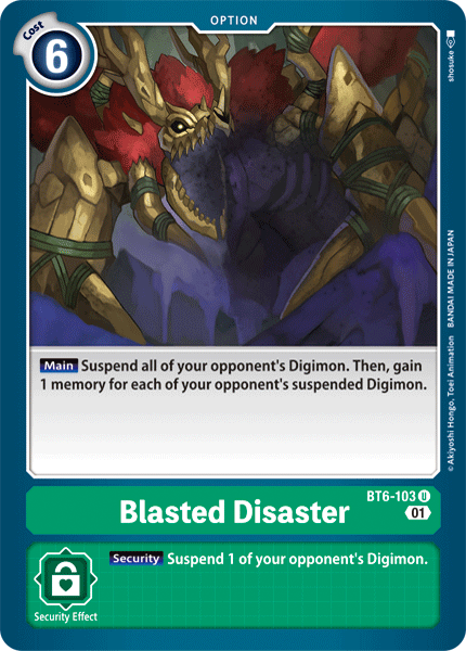 Blasted Disaster - Digimon