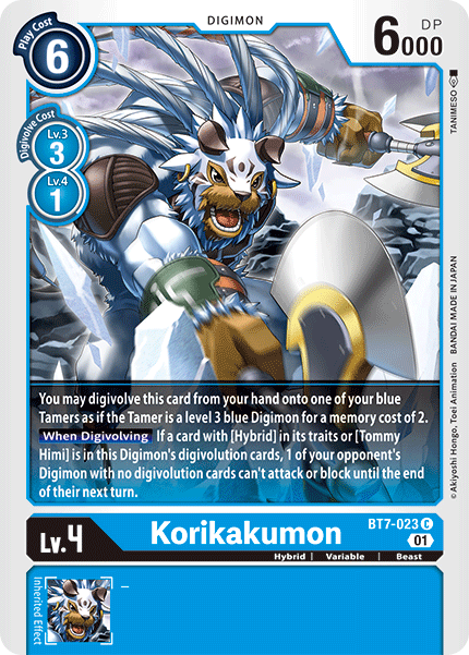 Korikakumon - Digimon