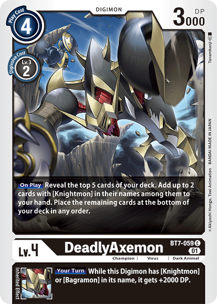 DeadlyAxemon - Digimon