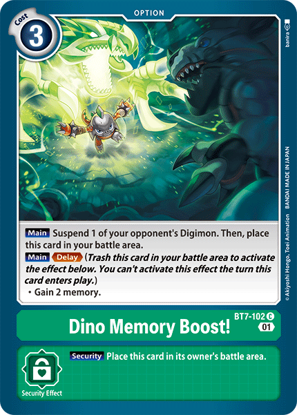 Dino Memory Boost! - Digimon