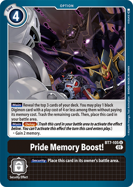 Pride Memory Boost! - Digimon