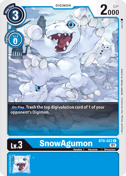 SnowAgumon - Digimon