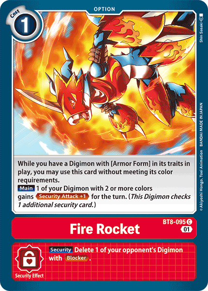Fire Rocket - Digimon