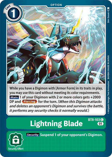Lightning Blade - Digimon