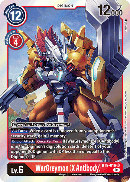 WarGreymon (X Antibody) - Digimon